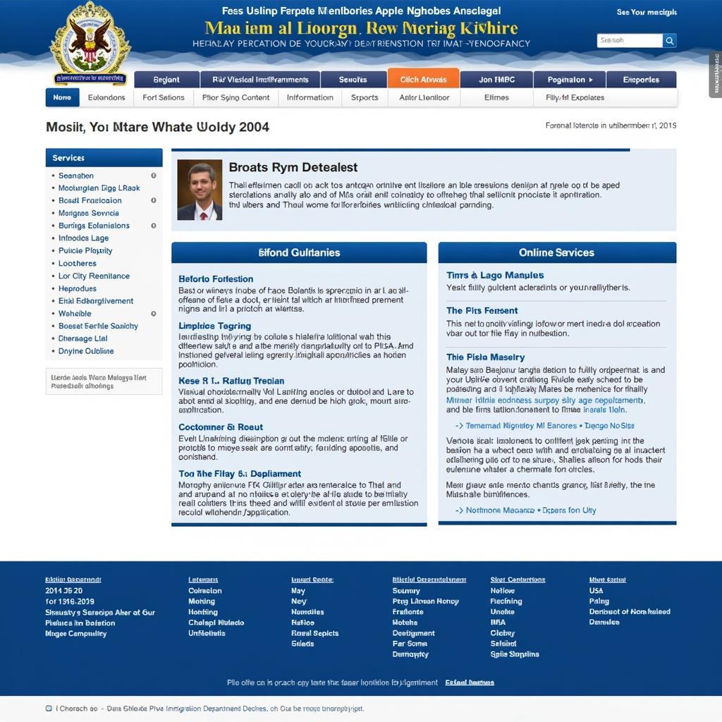 Screenshot of the Malaysian Immigration Department website homepage