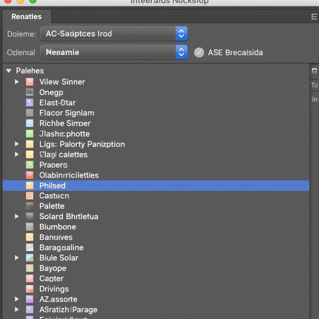 Managing ASE Palettes in Photoshop