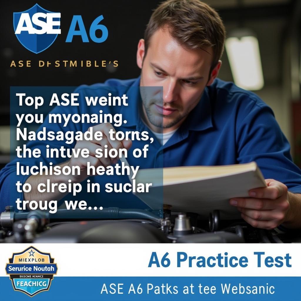 Mechanic Studying ASE A6 Practice Test Material