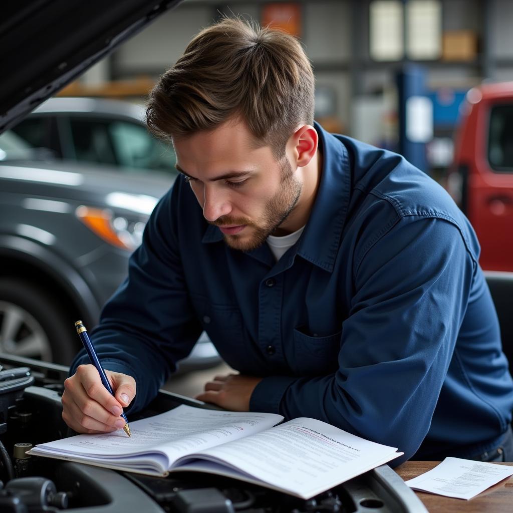 Mechanic Studying for ASE Certification