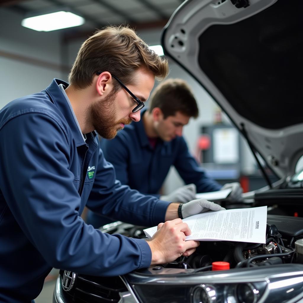 Mechanic Studying ASE Materials