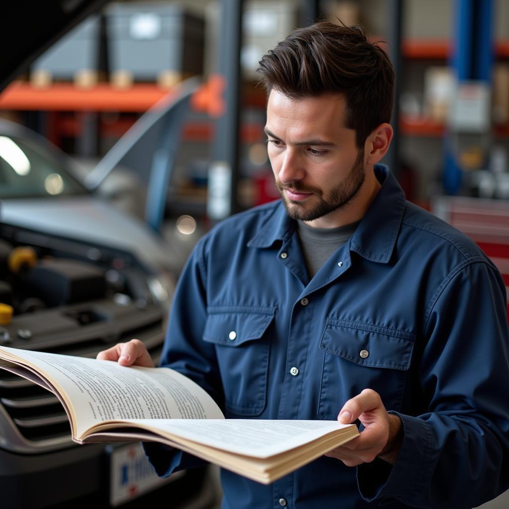 Mechanic studying for the ASE Master Certification