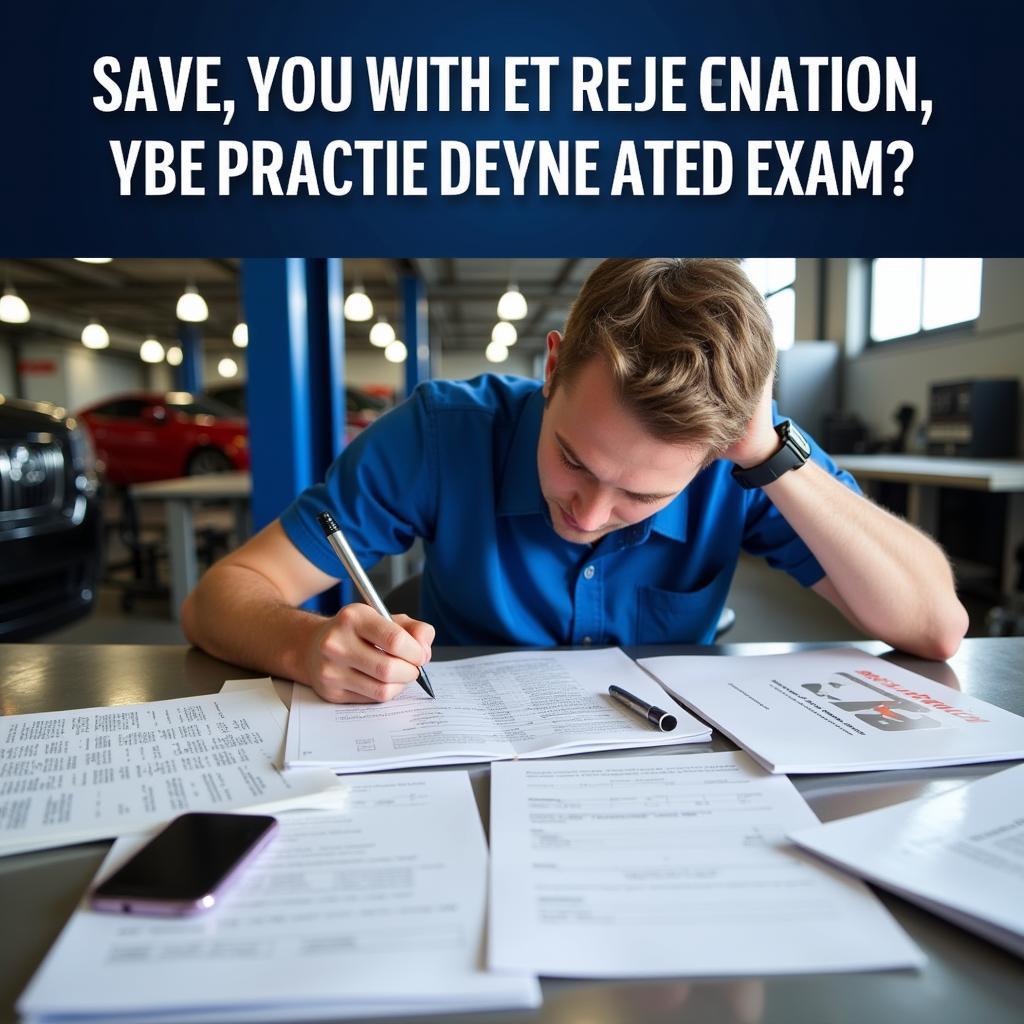 Mechanic Studying for ASE Certification Exam