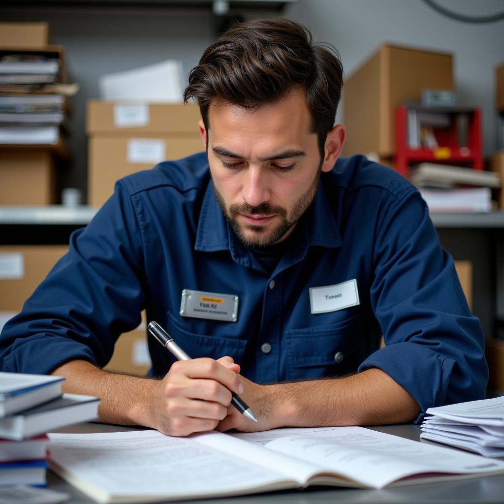 Mechanic Studying for ASE Exam