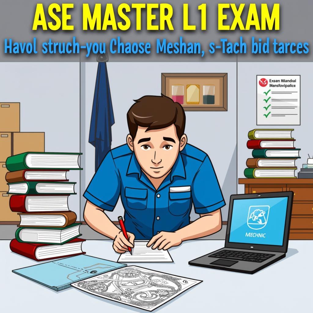 Mechanic Studying for ASE Master L1 Exam