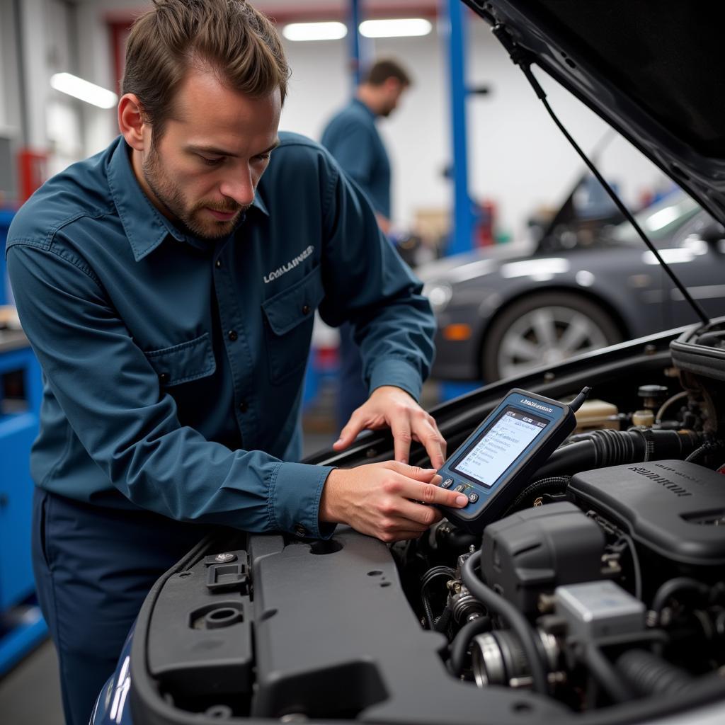 A Mechanical Engineer with an ASE Background Working on an Automotive Project