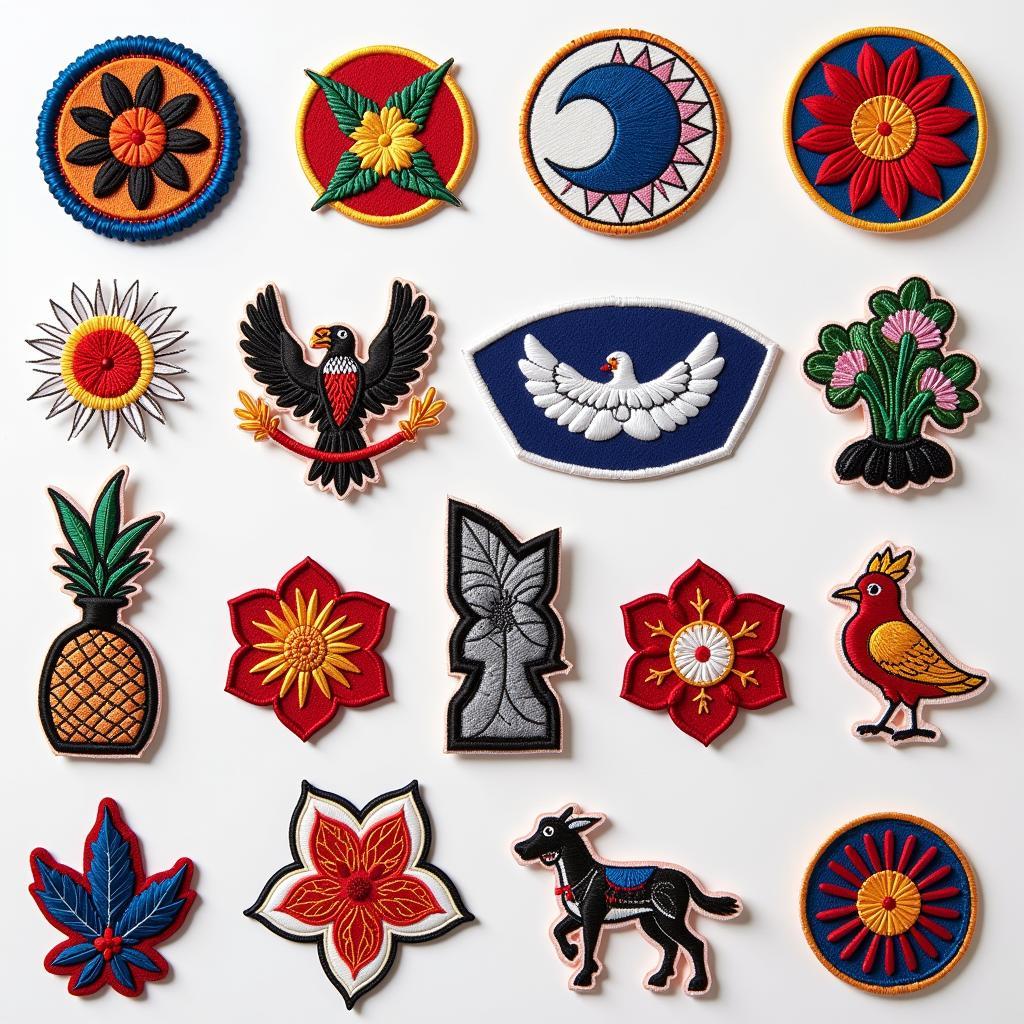 Modern ASEAN Embroidery Patch Designs Incorporating Innovative Styles