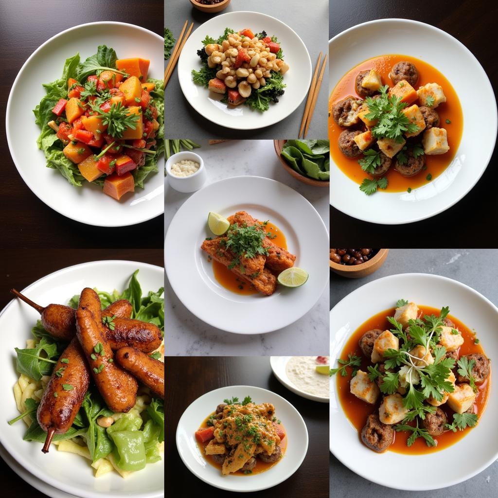 Modern ASEAN Fusion Dishes