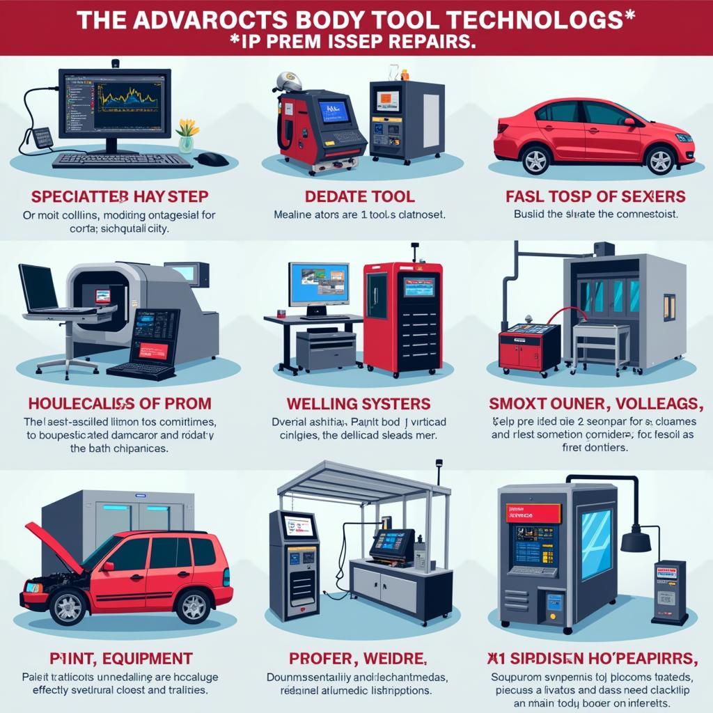 State-of-the-Art Equipment in a Modern Auto Body Repair Facility