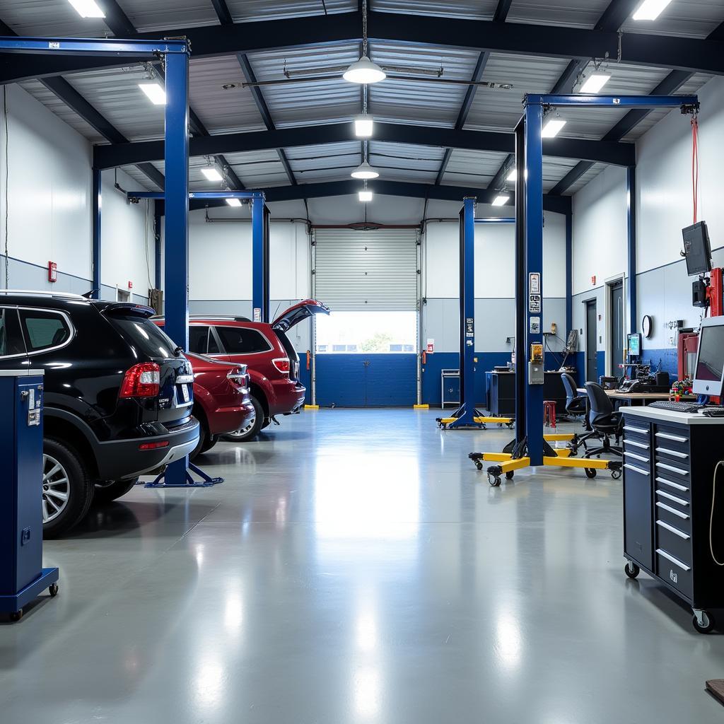 Modern Car Repair Shop in Plano, TX