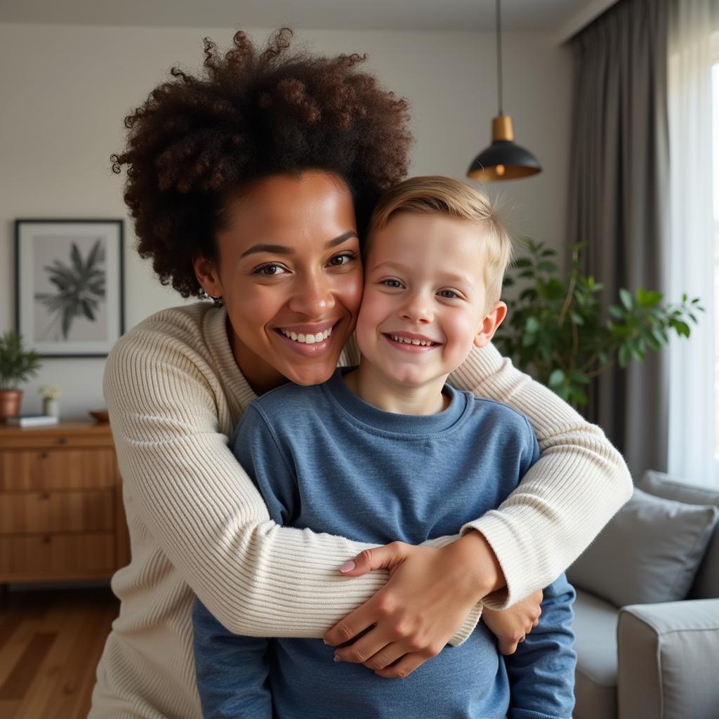 Modern Mother and Son Connection