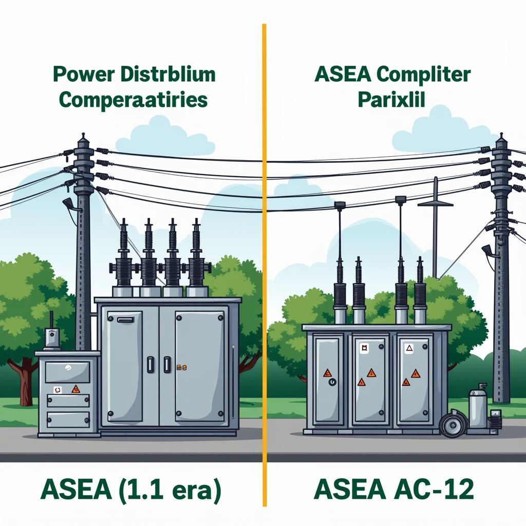 Modern power systems compared to ASEA AC 12