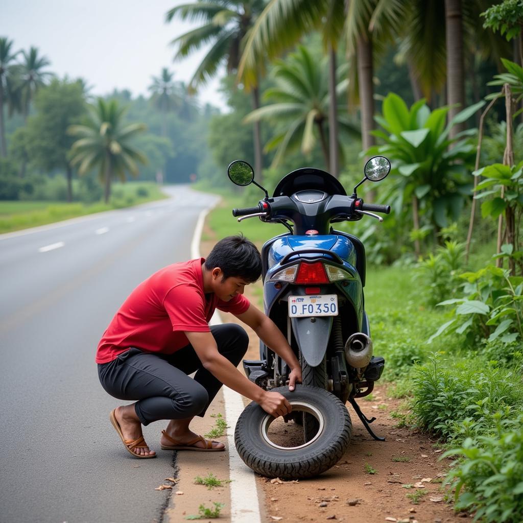 Roadside Motorcycle Repair in ASEAN