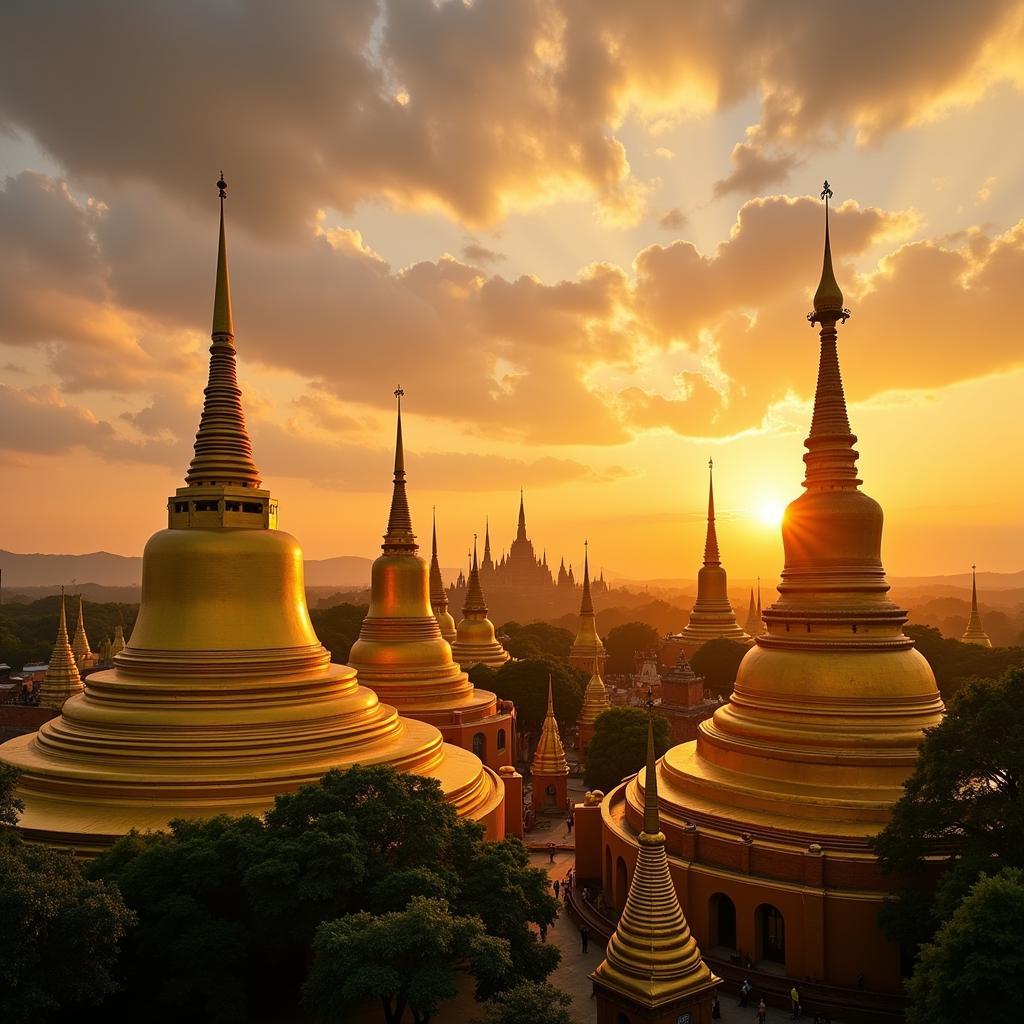 Myanmar's Golden Pagodas