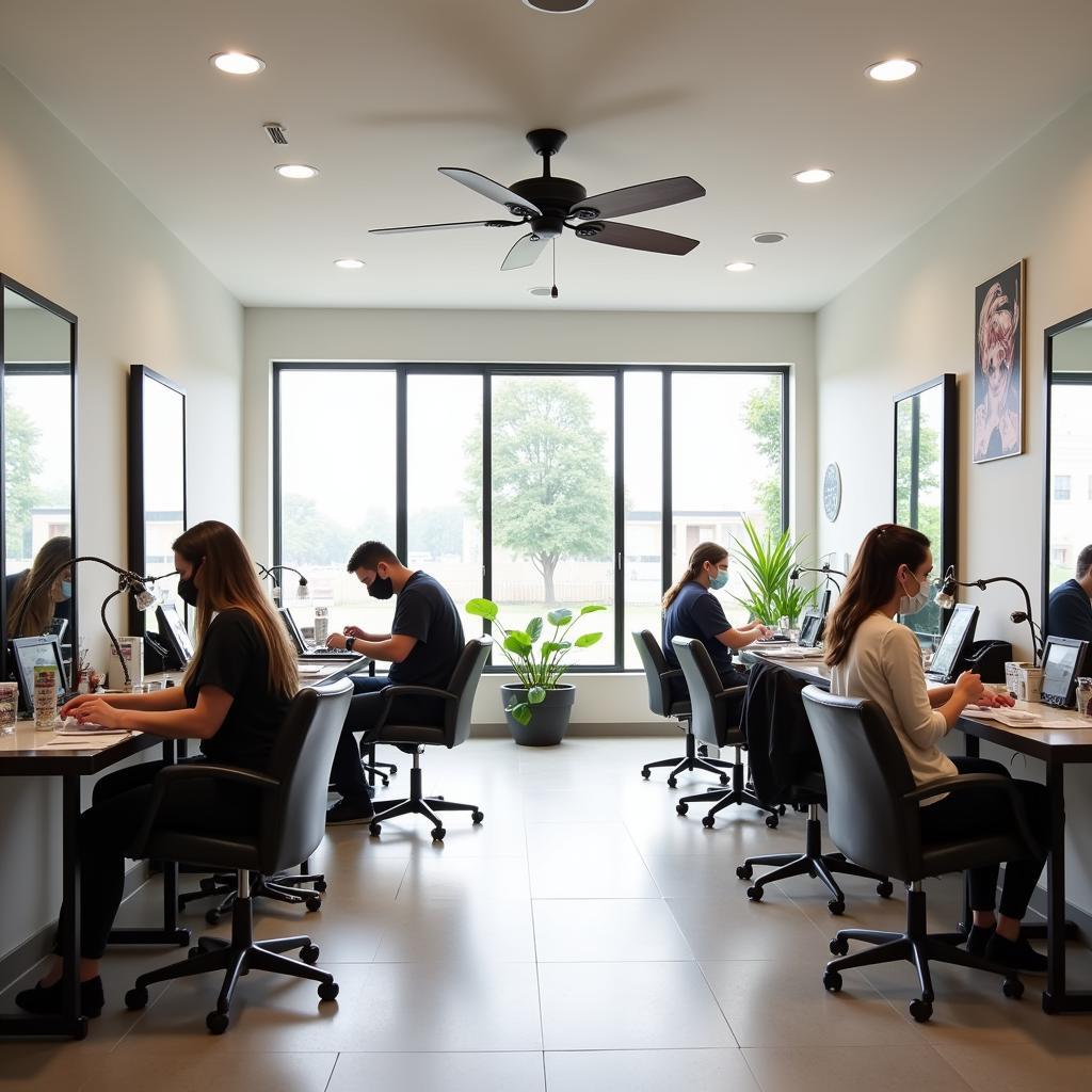 Well-Ventilated Nail Salon