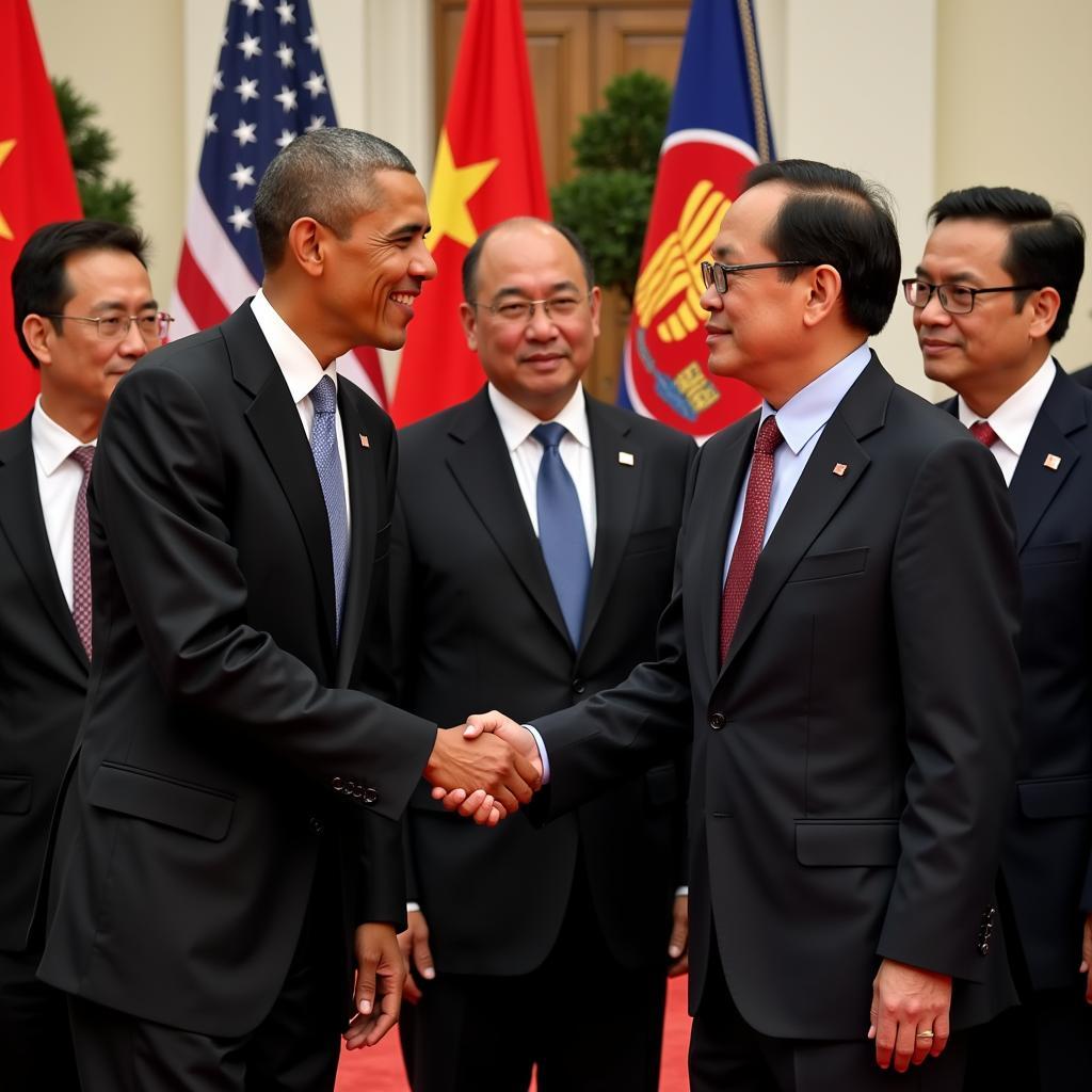 Obama at an ASEAN Summit