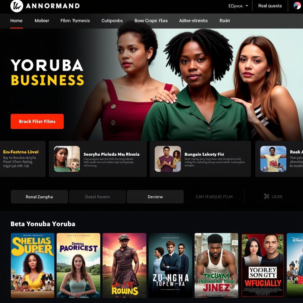 Online Platform for Yoruba Movie Streaming