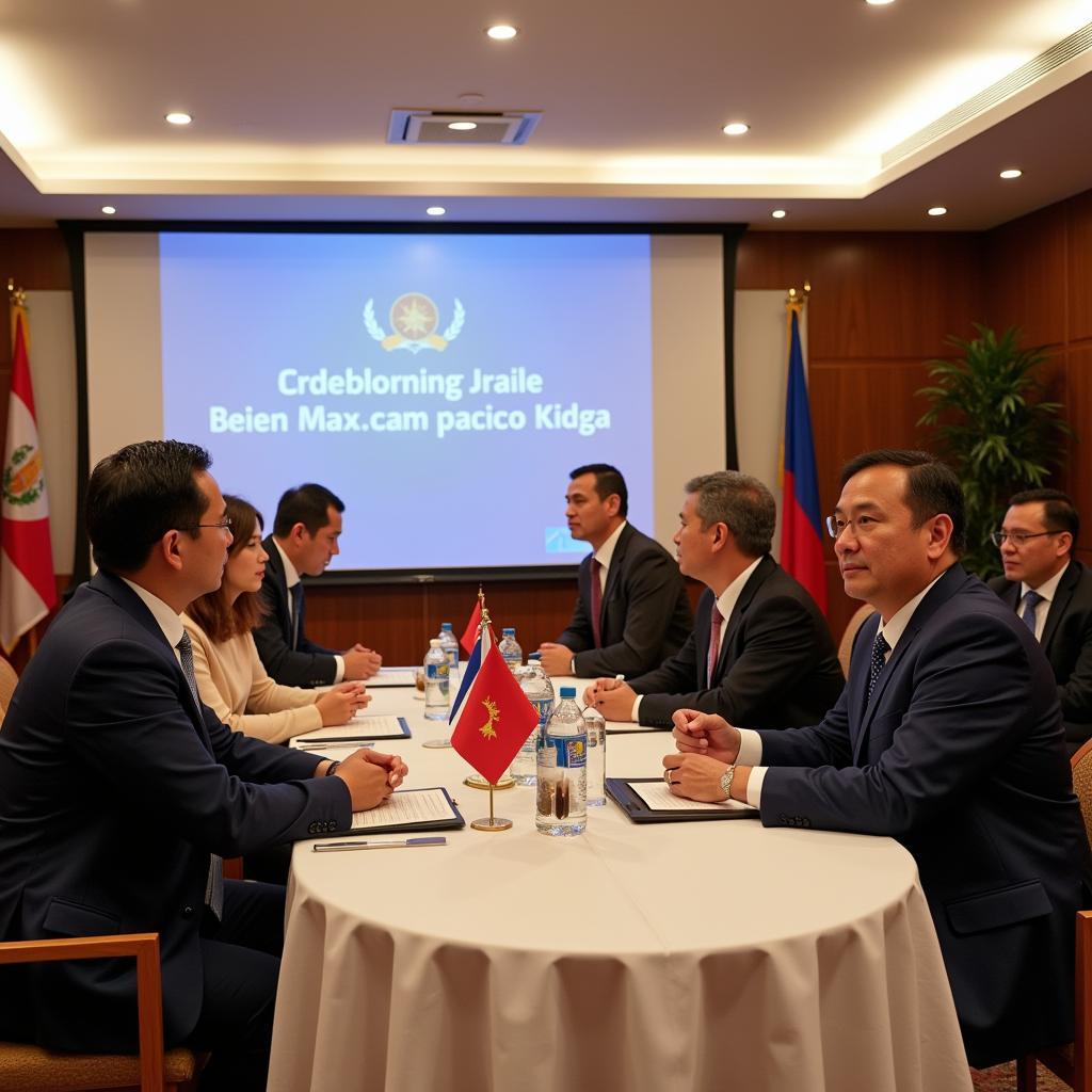 Business meeting between Pacific Alliance and ASEAN representatives