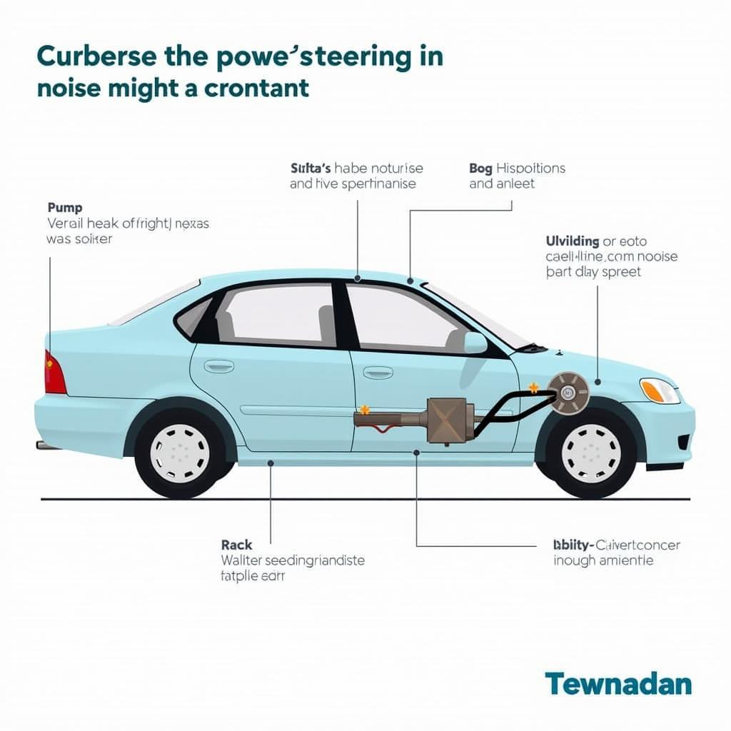 Diagram of Power Steering Noise Sources