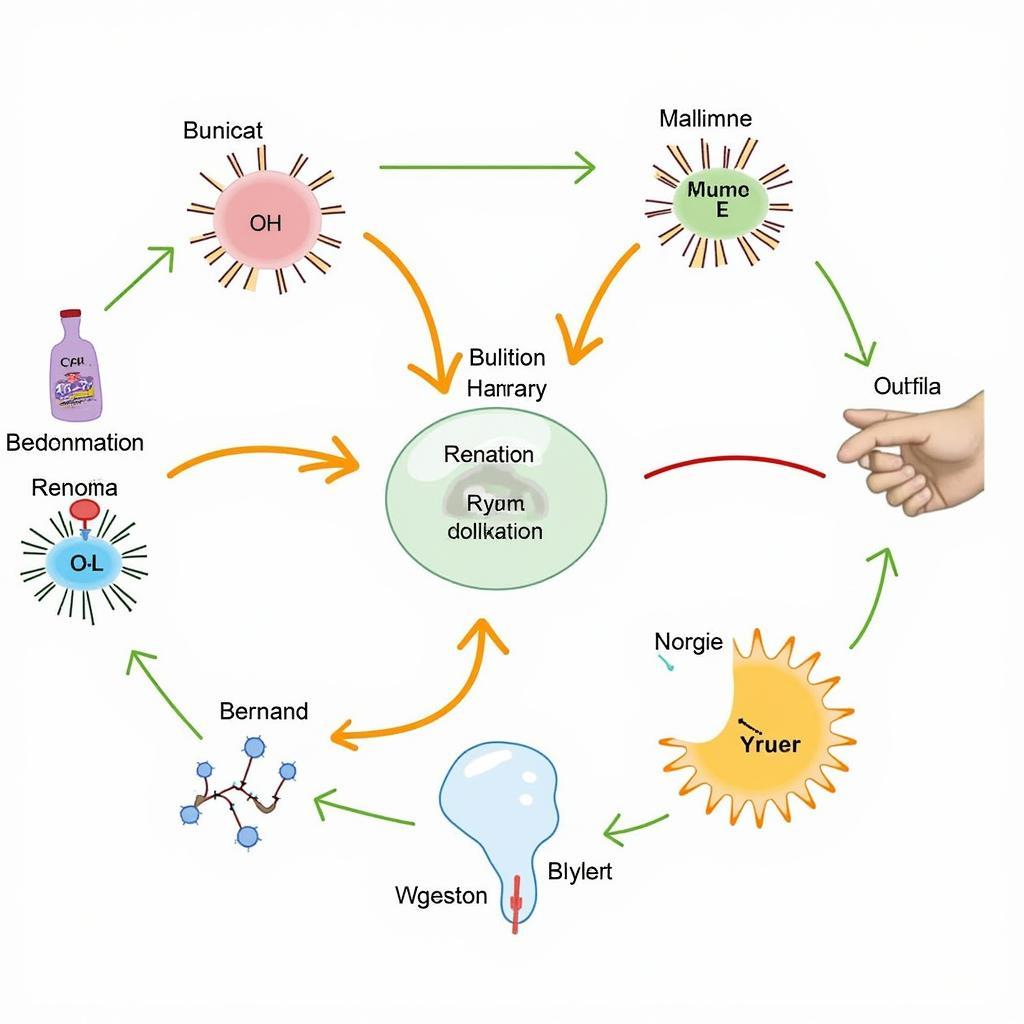 Diagram of Redox Signaling Molecules