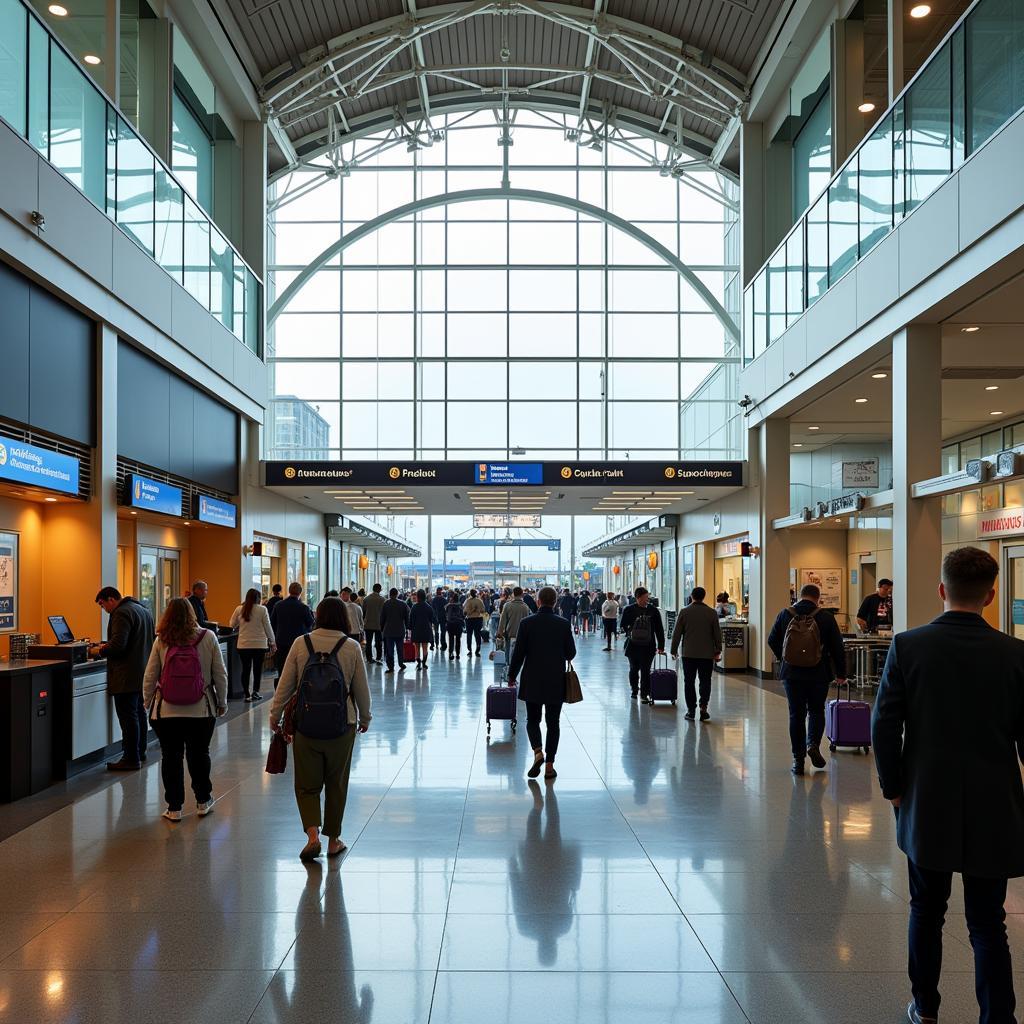 Arriving at San Francisco International Airport after a long-haul flight