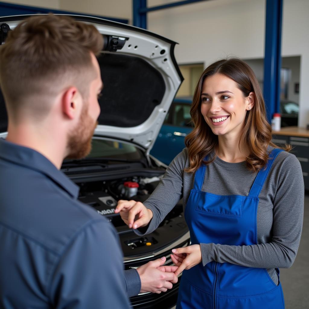 Satisfied Customer with Repaired Car in Paris, Texas