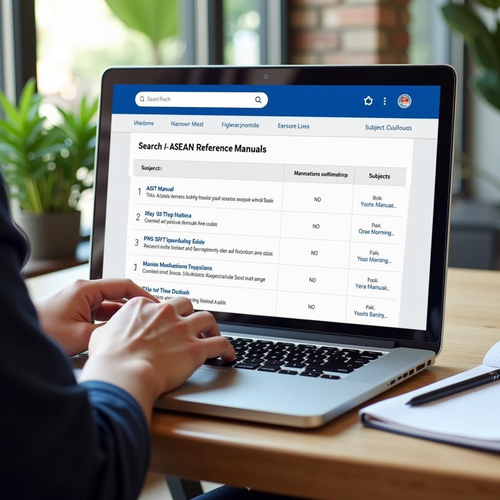 Accessing ASEAN Reference Manuals Online