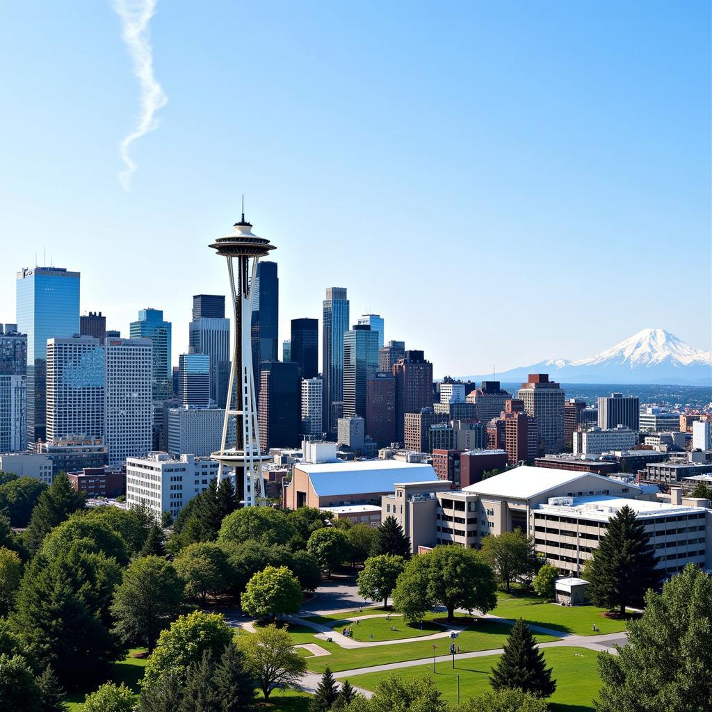 Seattle Skyline as Backdrop for ASEAN Meeting 2016