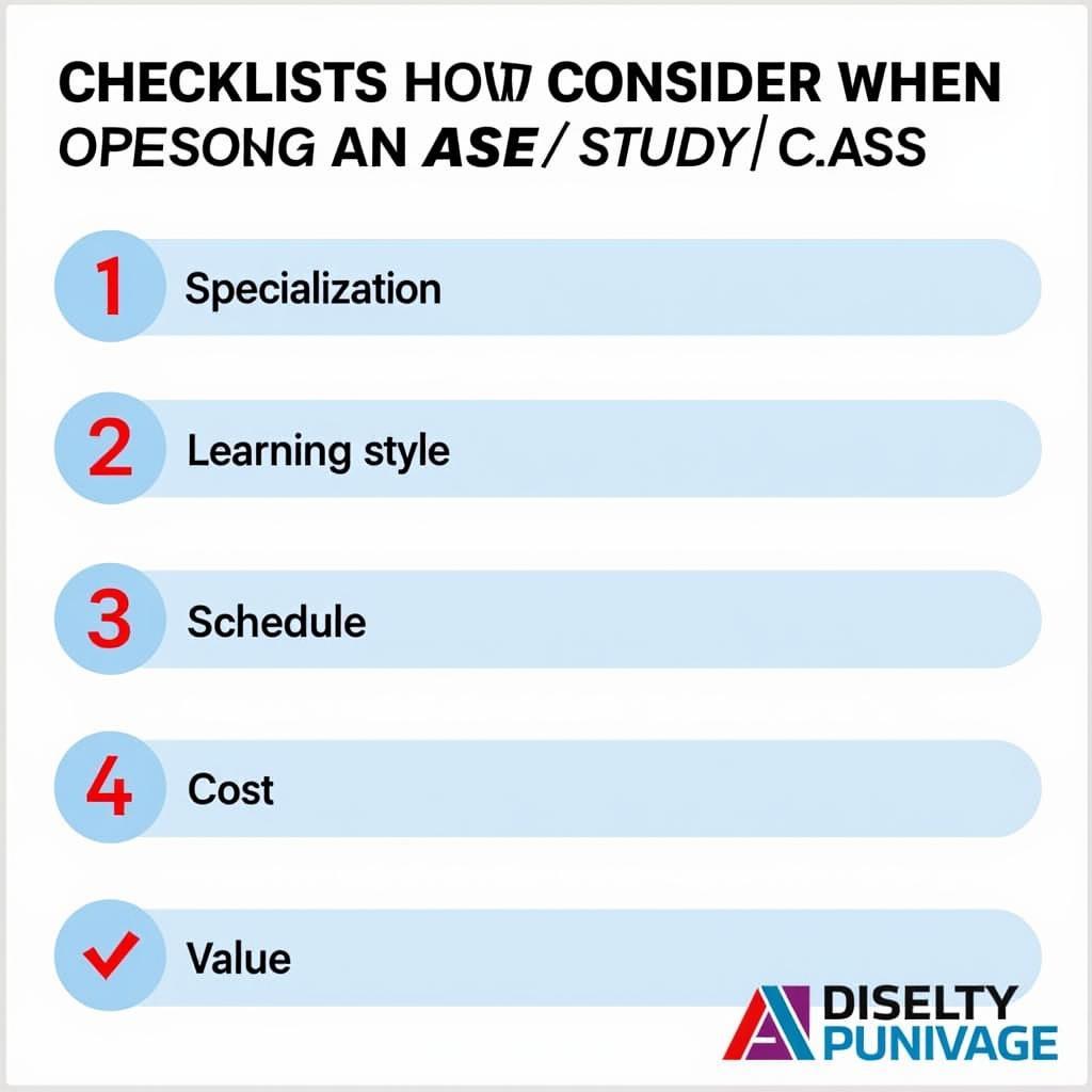 Factors to Consider When Choosing an ASE Study Class