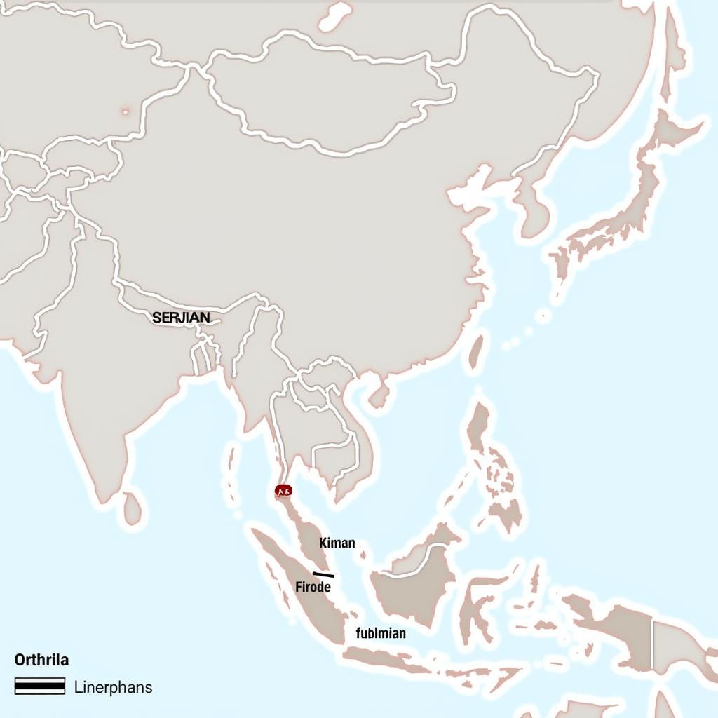 Serbia's Location in Europe - Not Part of ASEAN