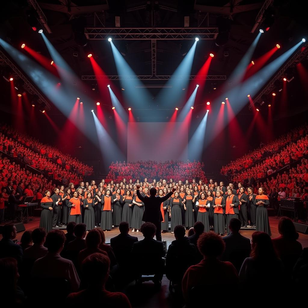 South African Choir Performing