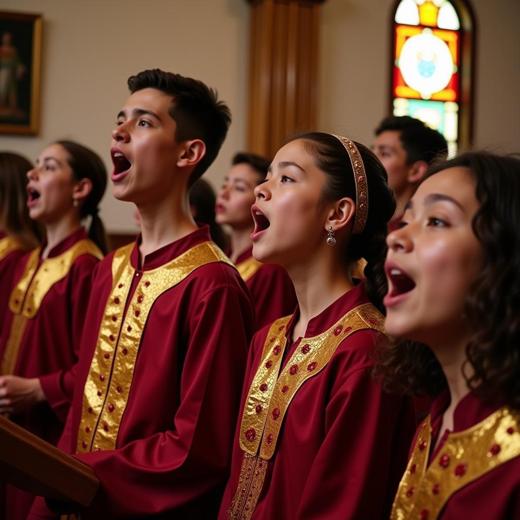 South African Youth Choir Performing