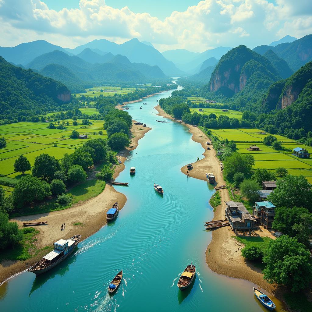 Mekong River Water Resources in Southeast Asia