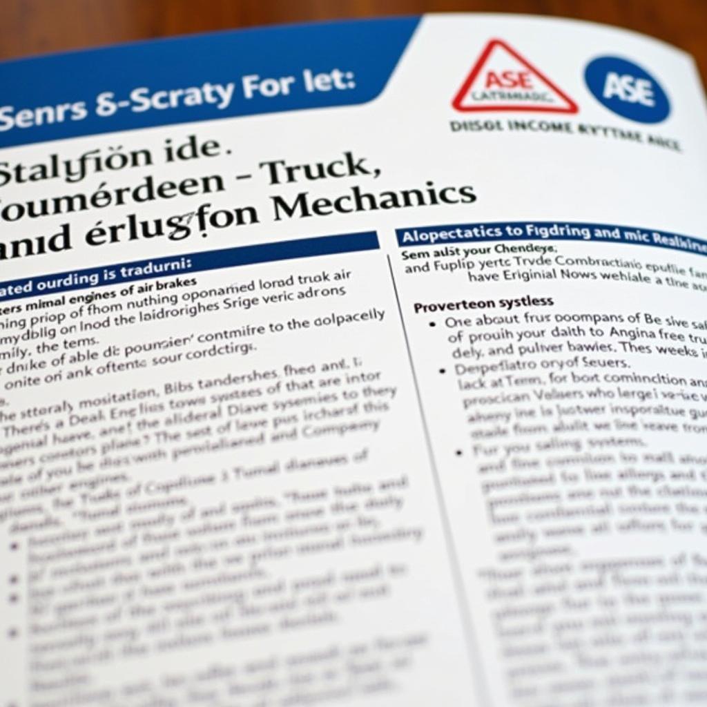 Specialized ASE Study Guides for Semi Trucks