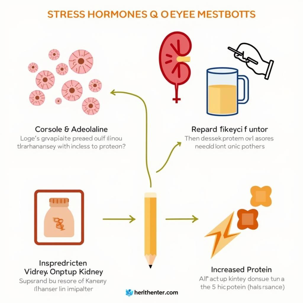 Stress and Urine Changes: A Visual Representation