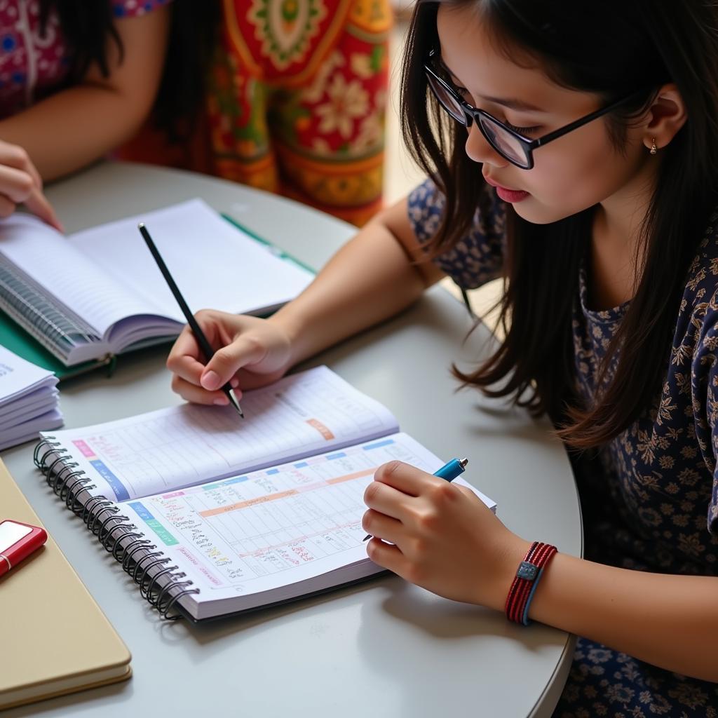 Student managing their study time effectively in ASEAN