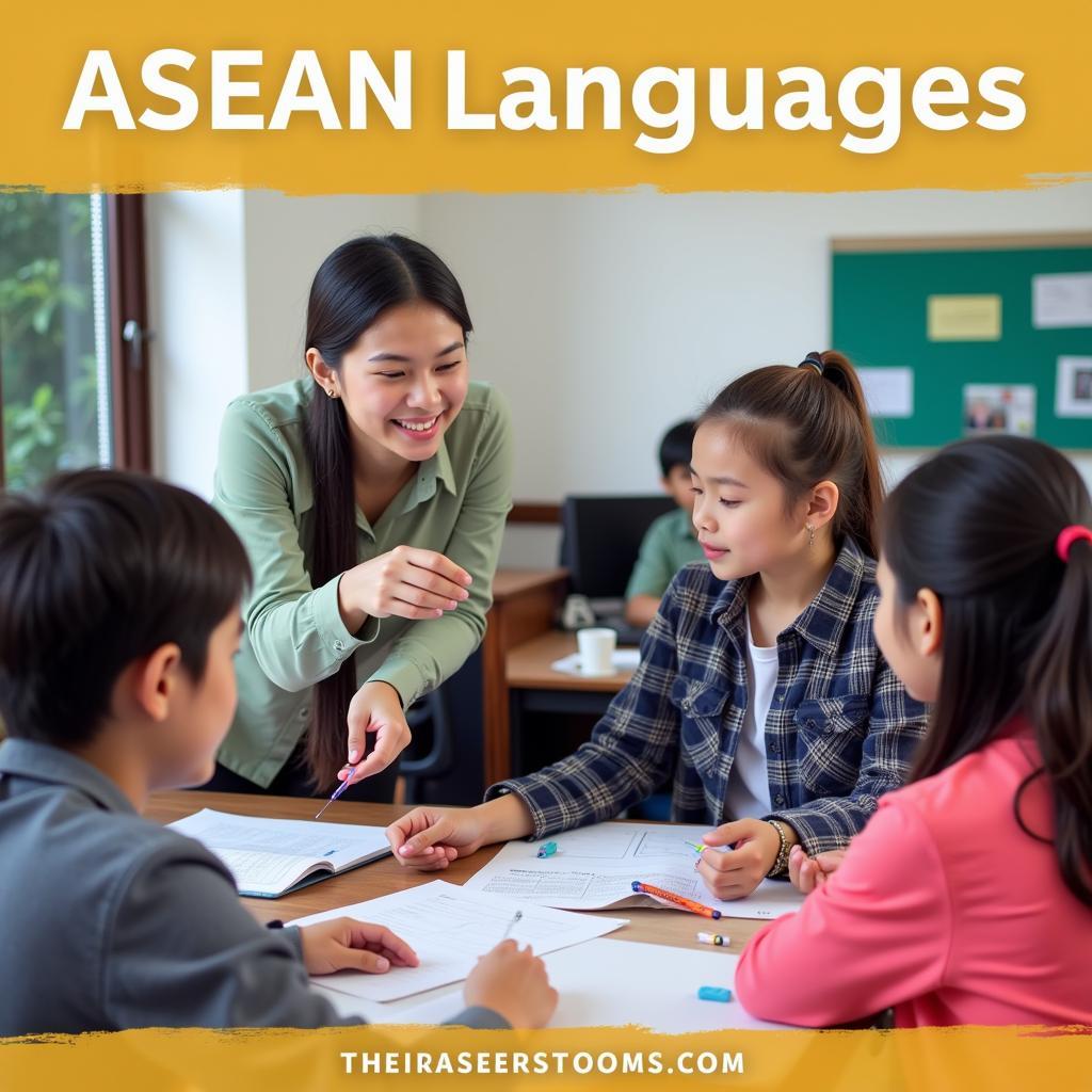 Students Learning an ASEAN Language