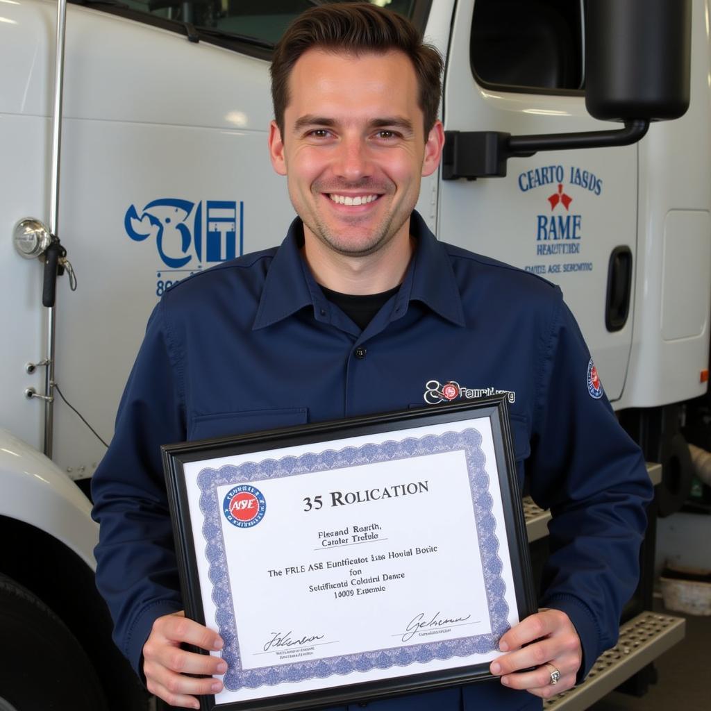 Successful ASE Certified Truck Technician