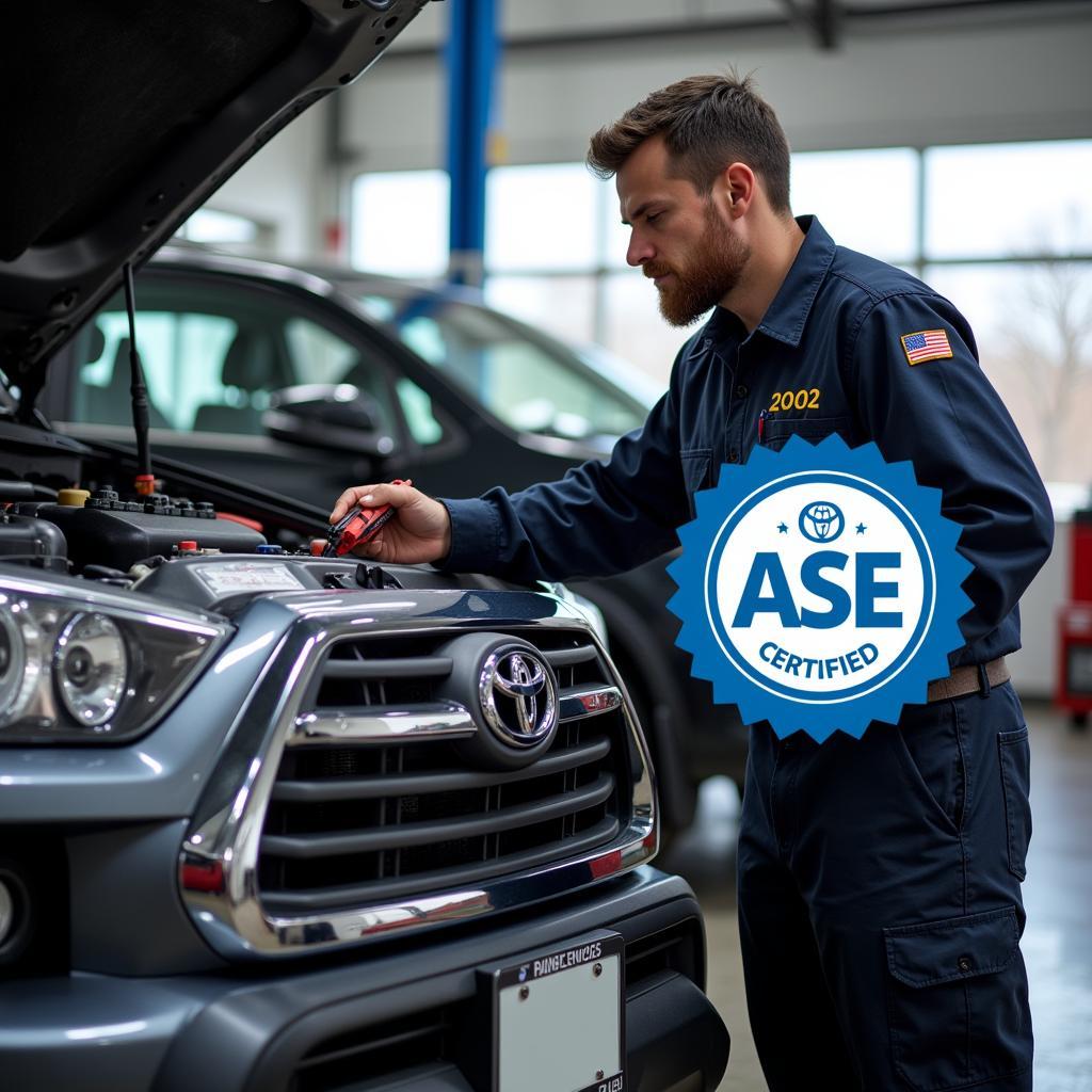 ASE Certified Technician at Toyota Service Center