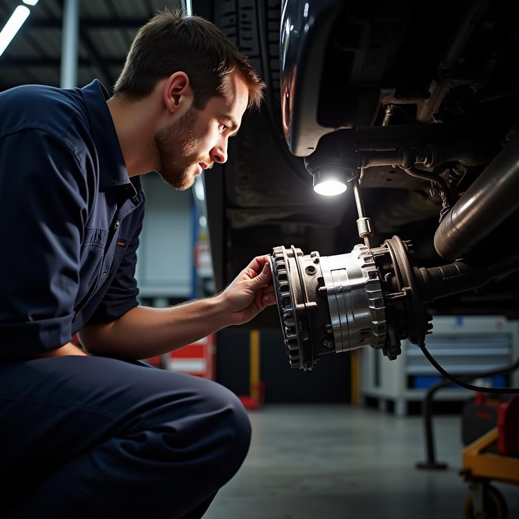 Diagnosing a Transmission Fluid Leak