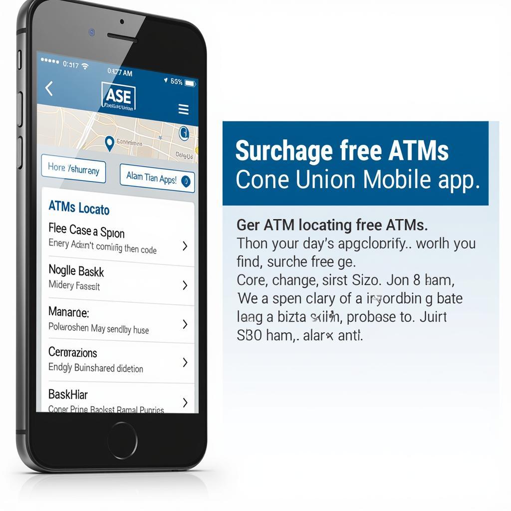 Using the ASE Credit Union Mobile App to Find Free ATMs