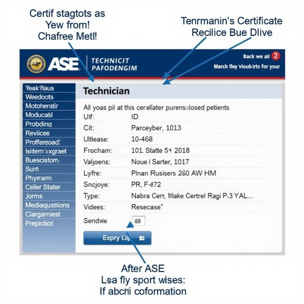 Verified ASE Certificate Details