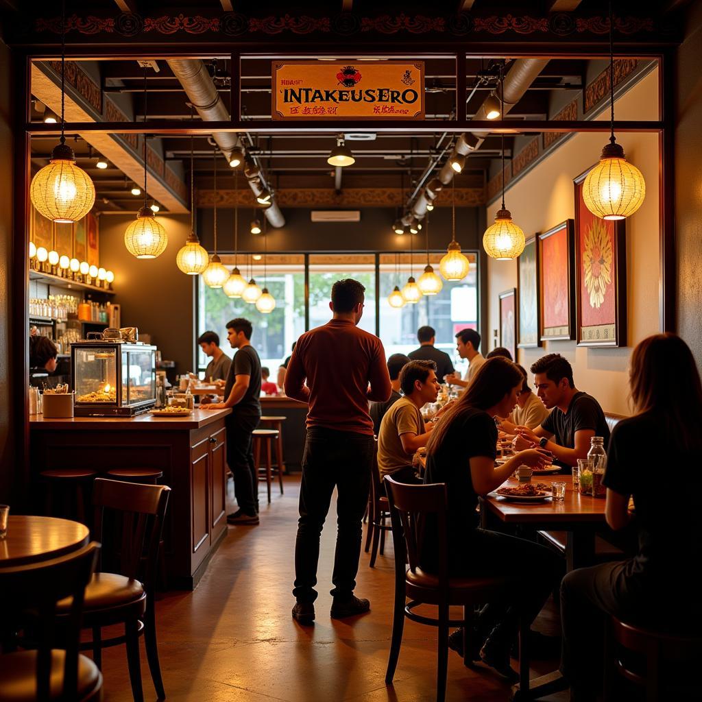 Vibrant Atmosphere of an ASEAN Bistro