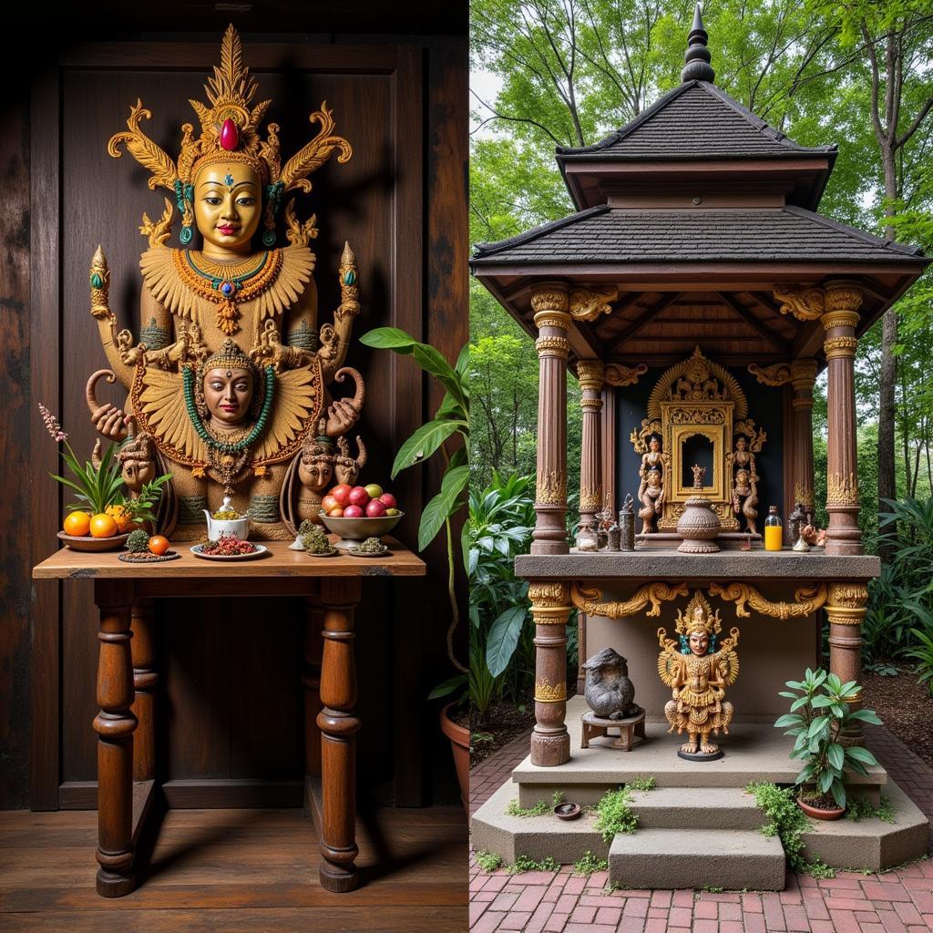 Voodoo Altars and Southeast Asian Shrines: Exploring Similarities and Differences