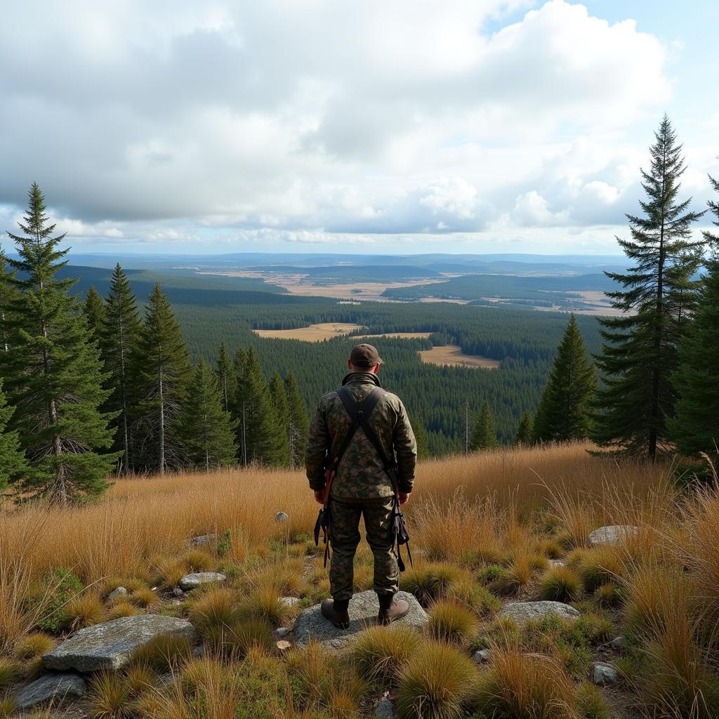 Exploring the Wilderness of Pori, Finland with Hunting Gear