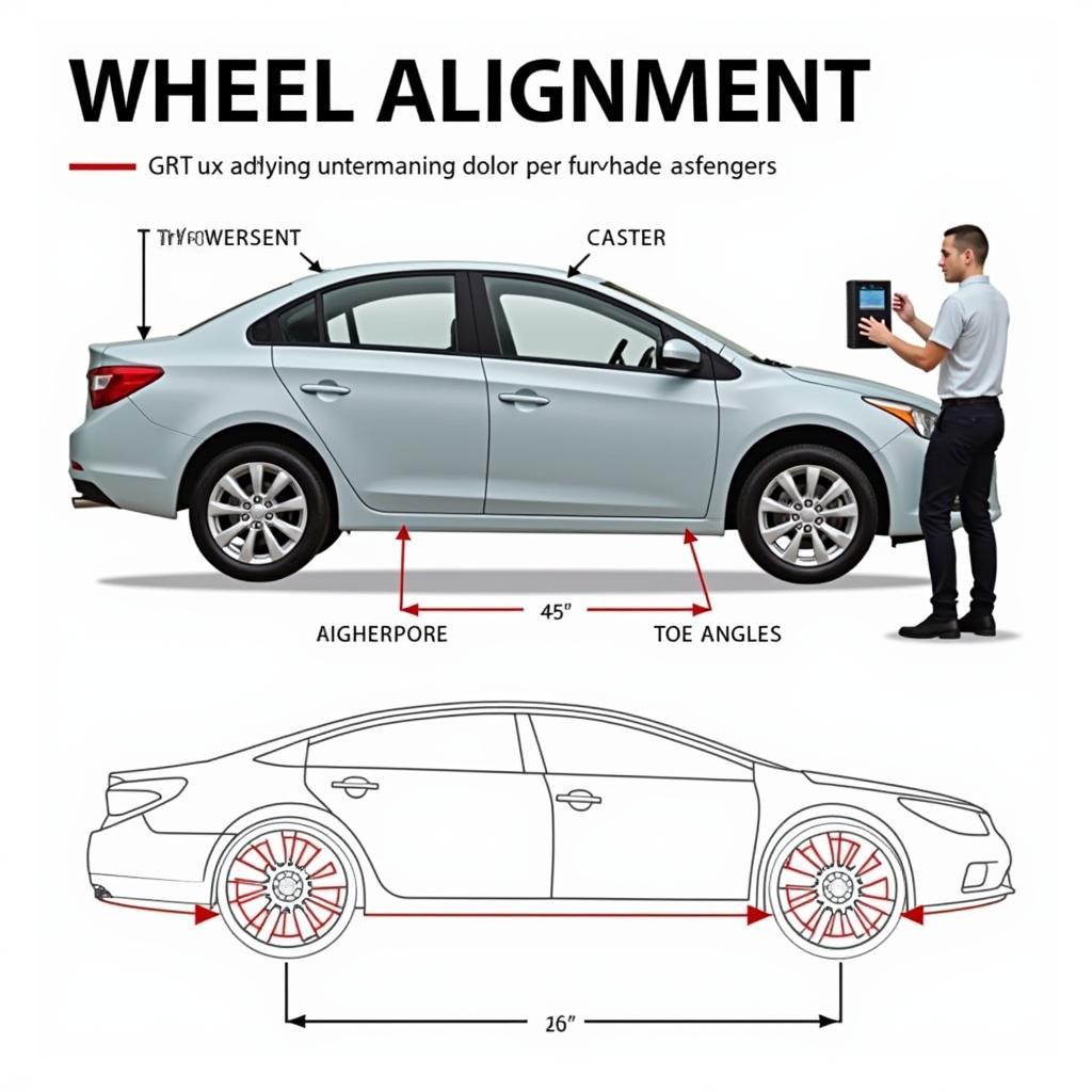 Wheel Alignment Adjustment Diagram