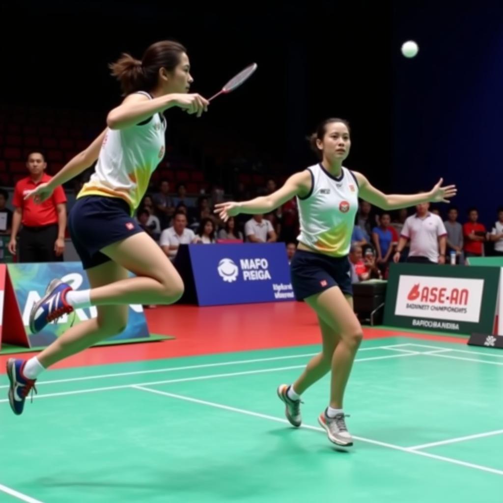 Women's Doubles Dynamic Play at ASEAN Badminton 2024