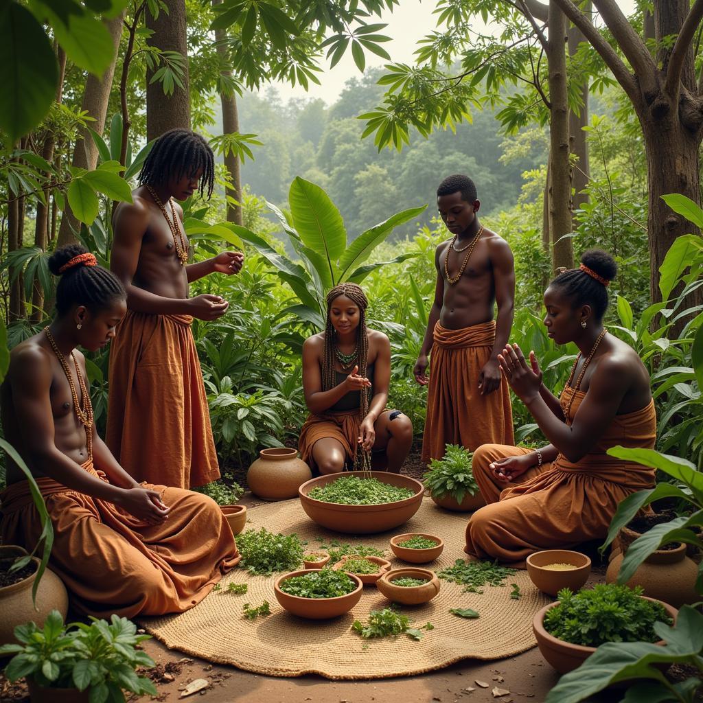 Yoruba Herbal Medicine Ceremony