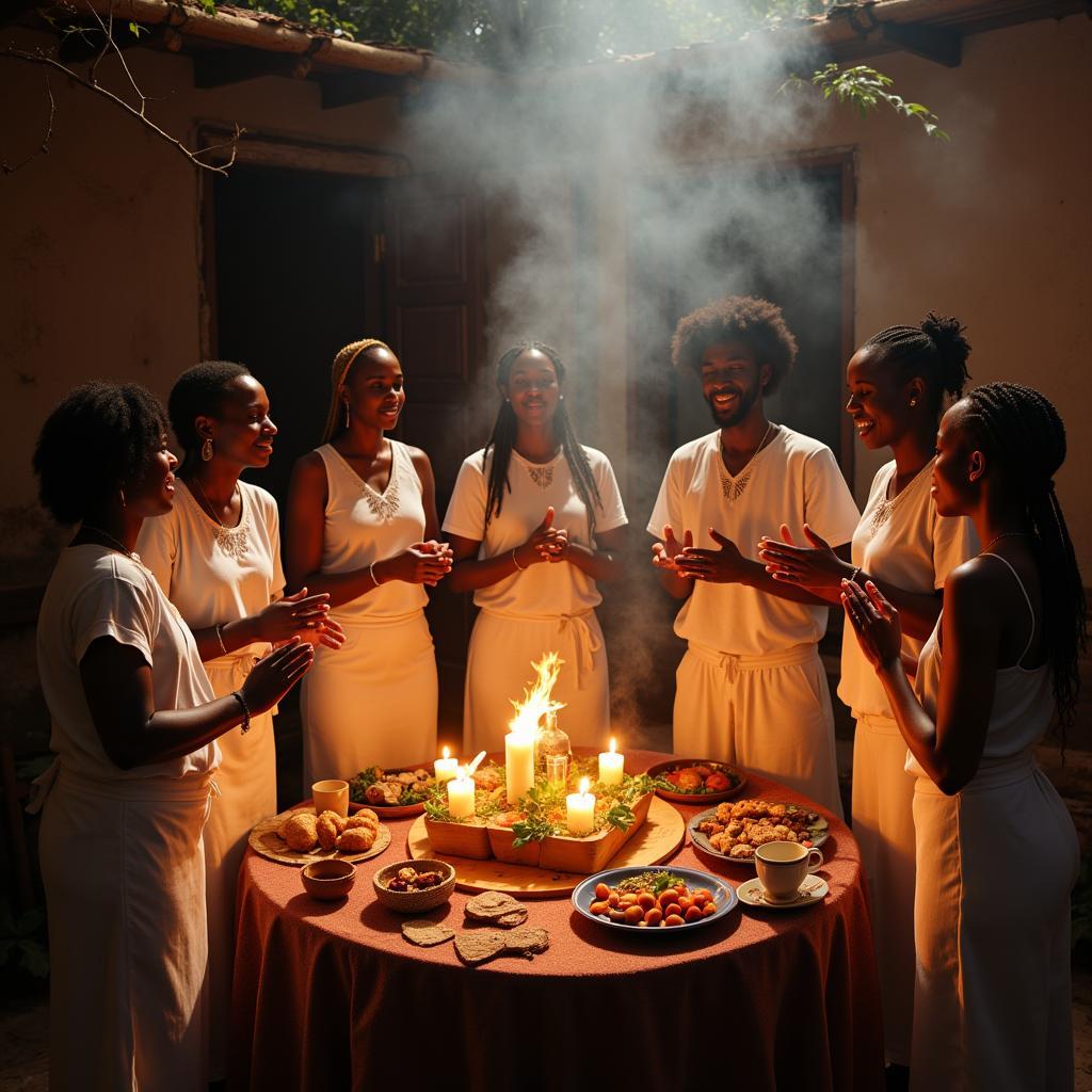 Yoruba Ritual Invoking Ase