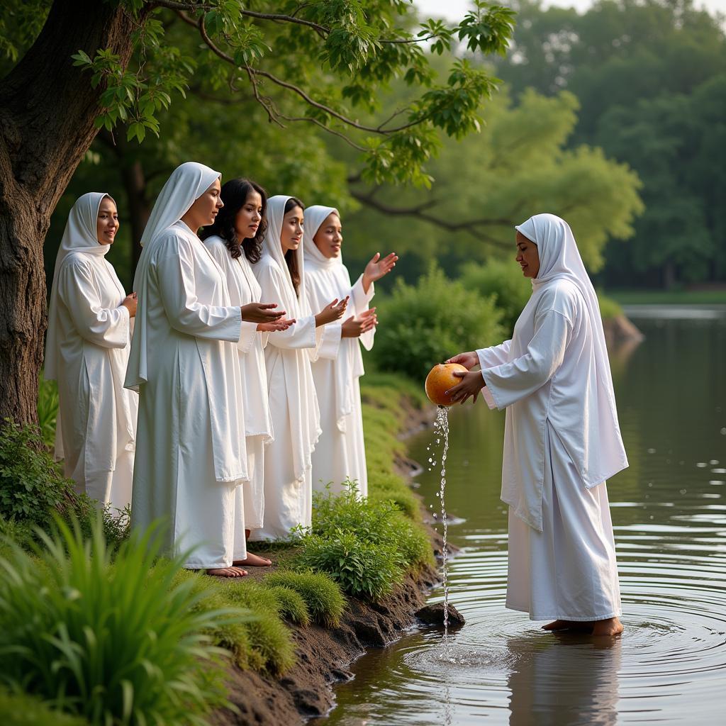 Yoruba Water Ritual Ceremony